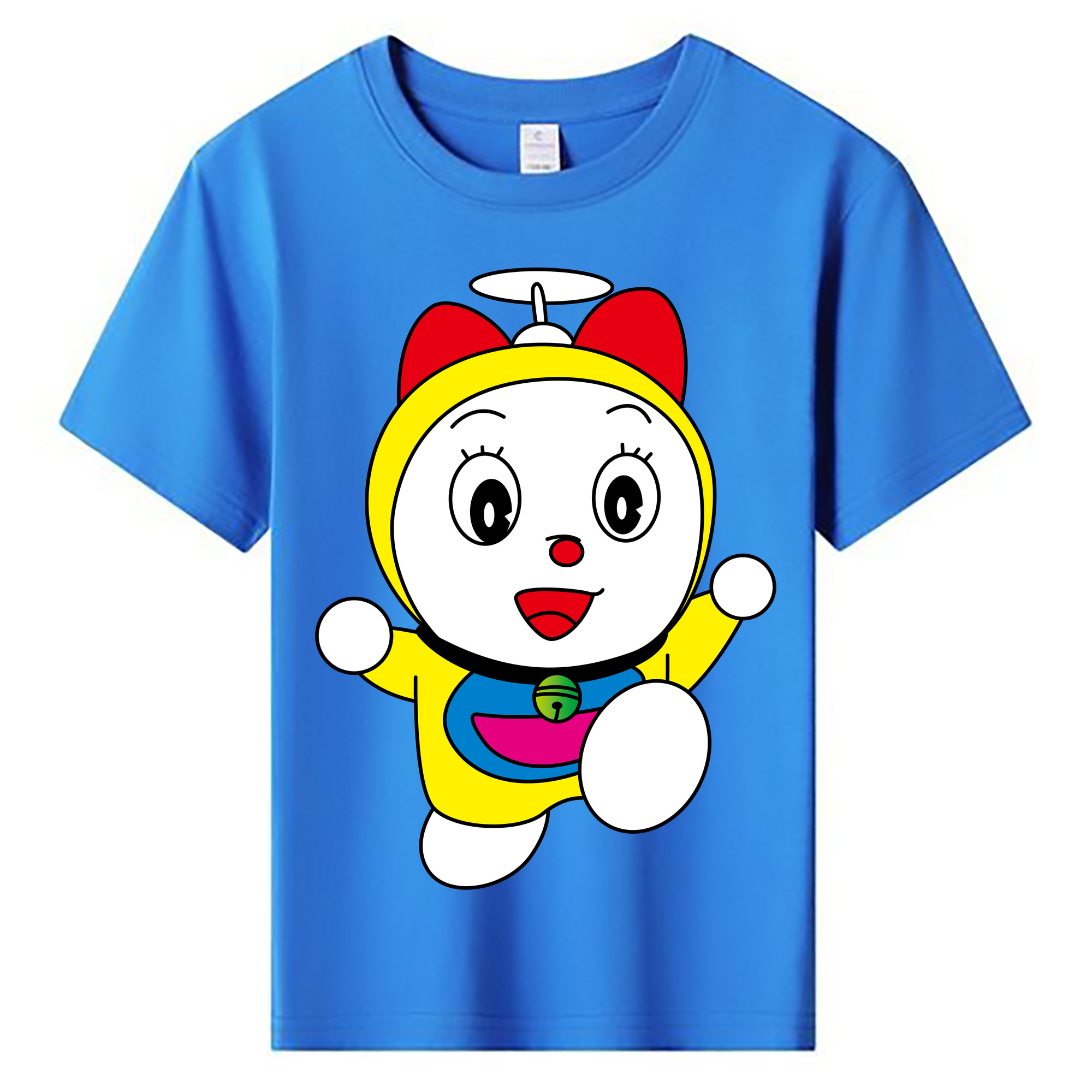 （画像用） ドラえもん ドラミ Doraemon Dorami 綿100％キッズTシャツ（フロントプリント）